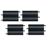 Circuit de voitures carrera go : extension de 4 rails droits 17 cm