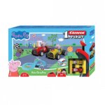 Circuit voitures peppa pig - kids granprix - ds 3 ans - carrera first 63043 - carrera