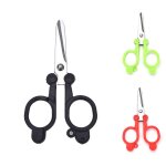 Ciseaux de coupe utiles multicolores, pinces a coudre, fil a broder, en acier inoxydable, pliants, 1 ...