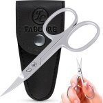 Ciseaux a ongles professionnels avec etui et e - book micro - denture innovante lames courbes trs tranchante ...