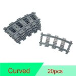 City train rail rack bricks model toy, soft track, cruved and straight, cadeau pour enfants, compatible ... City train rail rack bricks model toy, soft track, cruved and straight, cadeau pour enfants, compatible ...