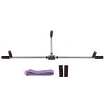 Civire de jambe  3 barres, machine d'entranement d'tirement de fente de jambe rglable  9 trous ...