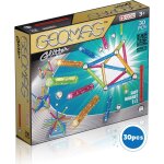 Classic glitter 30 pi�ces - jeu construction magn�tique paillet� pour enfants d�s 3 - 4 ansfabrication ...