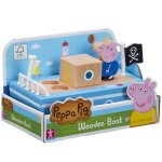 Classic peppa pig - bateau en bois avec 1 personnage