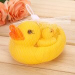 Classique 4 pices bb jouets de bain mignon pincement modle de canard flottant canards canards jaunes ...