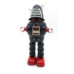 Classique vintage mecanique wind up grand robot photographie enfants enfants tin jouets avec cle