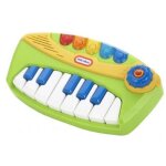 Clavier electronique vert et jaune poptunes - little tikes - instrument de musique - enfant