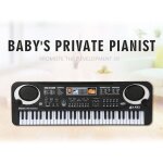 Clavier de piano numrique a 61 touches, orgue electronique avec microphone, jouet musical pour enfants ...