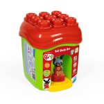Clementoni seau avec briques clemmy et personnage bing - toit embo�table set de construction souples ...