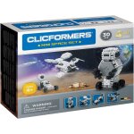 Clicformers jeu de construction, mini space set 4 en 1, 30 pi�ces , vaisseaux spatiaux, jouet fille et ...