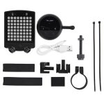 Clignotants led pour vélo, feu d'avertissement arrière, télécommande sans fil rechargeable par usb Clignotants led pour vélo, feu d'avertissement arrière, télécommande sans fil rechargeable par usb