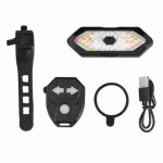 Clignotant de vélo, chargeur usb, lumière led, télécommande sans fil, étanche, feu d'avertissement arrière ... Clignotant de vélo, chargeur usb, lumière led, télécommande sans fil, étanche, feu d'avertissement arrière ...