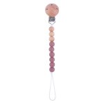 Clips de sucette en silicone pour bébé, chaîne anti - chute, perles, pour apaiser le mamelon - type caramel ... Clips de sucette en silicone pour bébé, chaîne anti - chute, perles, pour apaiser le mamelon - type caramel ...