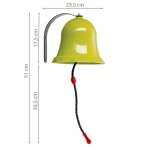 Cloche avec fixation pour enfants pour structures de jeux