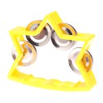 Cloches a main pour maternelle, jouets musicaux, jouets de tambourin, instruments persch - type yellow ...