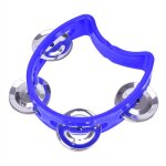 Cloches en mtal de tambourin a main, boule de hochet en plastique, persch, ktv party, jouet de jeu pour ...