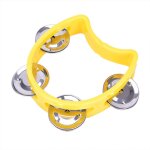 Cloches en mtal de tambourin a main, boule de hochet en plastique, persch, ktv party, jouet de jeu pour ...