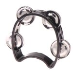 Cloches en mtal de tambourin a main de maternelle, boule de hochet en plastique, persch ktv, jouet de ...