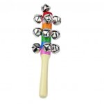 Clochettes multicolores en bois, bâton secoueur, instrument de musique, jouet pour enfants Clochettes multicolores en bois, bâton secoueur, instrument de musique, jouet pour enfants