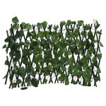 Clôture de jardin artificielle rétractable en faux lierre, barrière d'intimité extensible, vigne en bois, ... Clôture de jardin artificielle rétractable en faux lierre, barrière d'intimité extensible, vigne en bois, ...