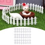 Clture de jardin pour maison de poupe, accessoires d'ornement, kit d'artisanat dcoratif, micro clture ...