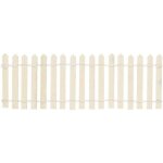 Clôture miniature - naturel - 25 x 8, 5 cm - monde des lutins - rico design bois Clôture miniature - naturel - 25 x 8, 5 cm - monde des lutins - rico design bois