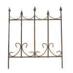 Clôture de porte rustique de maison miniature, maison de poupée, piquet en etain rouillé, clôture de ... Clôture de porte rustique de maison miniature, maison de poupée, piquet en etain rouillé, clôture de ...