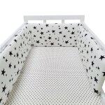 Clôture de protection de lit de bébé en coton, garde - corps epais, pare - chocs une pièce, coussin de ... Clôture de protection de lit de bébé en coton, garde - corps epais, pare - chocs une pièce, coussin de ...