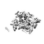 Clou a cheveux crocodile argent, 50 pices, bricolage, accessoires pour chiots