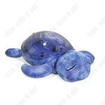 Cloud b 7423 pr veilleuse tranquil turtle - ocean - bleu marine: luminaires et eclairage
