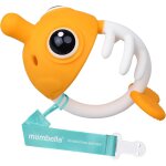 Clownfish teether - jouet de dentition en silicone souple pour bbs de 3 mois et plus avec attache - ...