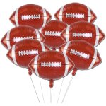 Cmjaagur - lot de 8 ballons de football en aluminium - dcoration d'anniversaire - dcoration d'anniversaire ...