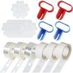 Cmjaagur - ballon arch bande garland kit, 6 rouleaux bande de ballons arch, points de colle, pinces a ...