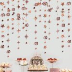 Cmjaagur - décoration d'anniversaire 40 ans - or rose - numéro 40 - cercles a pois - guirlande métallique ... Cmjaagur - décoration d'anniversaire 40 ans - or rose - numéro 40 - cercles a pois - guirlande métallique ...
