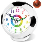 Cmjaagur - réveil enfant football garçon fille, horloge pédagogique analogique silencieux sans tic - ... Cmjaagur - réveil enfant football garçon fille, horloge pédagogique analogique silencieux sans tic - ...