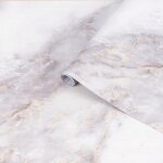 Cmwx - arthome blanc or marbre contact papier, 44cmx3m papier peint auto adhesif film d�coratif amovible ...