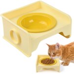Cmws - gamelle chien surleve, support gamelle surelevee pour chat, rehausseur gamelle anti glouton ...