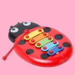 Coccinelle colore pour bb et enfant, jouet xylophone a 8 notes, musical, dveloppement de la sagesse, ...