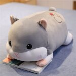 Cochon endormi mignon en peluche souris hamster cochon endormi oreiller couverture sieste oreiller climatisati ...