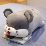 Cochon endormi mignon en peluche souris hamster cochon endormi oreiller couverture sieste oreiller climatisati ...