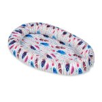 Cocon gigoteuse plumes multicolores