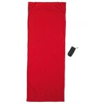 Cocoon - travelsheet radiator - drap de sac de couchage taille 220 x 85 cm, rouge
