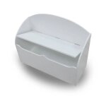 Coffre a jouets - demeyere - tresor - mdf laqu� blanc - 69. 5 x 54. 3 x 29. 5 cm