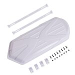 Coffre de toit avec rail de fixation pour traxxas trx4 trx6 axial scx10 iii 90046 axi03007 1 / 10 rc, ...
