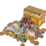Coffre au trsor pirate pice d'or pirate trsor jouet - c
