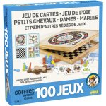 Coffret 100 bois - les grands classiques famille, enfants dames, petits chevaux, l'oie, marelle, ds ...