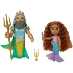 Coffret 2 poupées disney la petite sirène - ariel et triton avec accessoires Coffret 2 poupées disney la petite sirène - ariel et triton avec accessoires