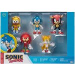 Coffret 5 figurines sonic - jakks - 6 cm - jouet pour enfant a partir de 3 ans