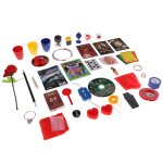Coffret d'accessoires magiques, coffret cadeau, classique, enseignement complet, 30 sortes de tours