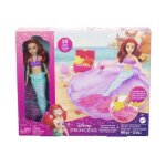 Coffret aventures ariel a la plage - poupee disney princesse sirene, piscine coquillage, sable a modeler, ...